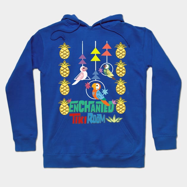 Enchanted Tiki Room Vintage Hoodie by ART by RAP